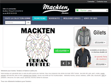 Tablet Screenshot of macktenfashion.com